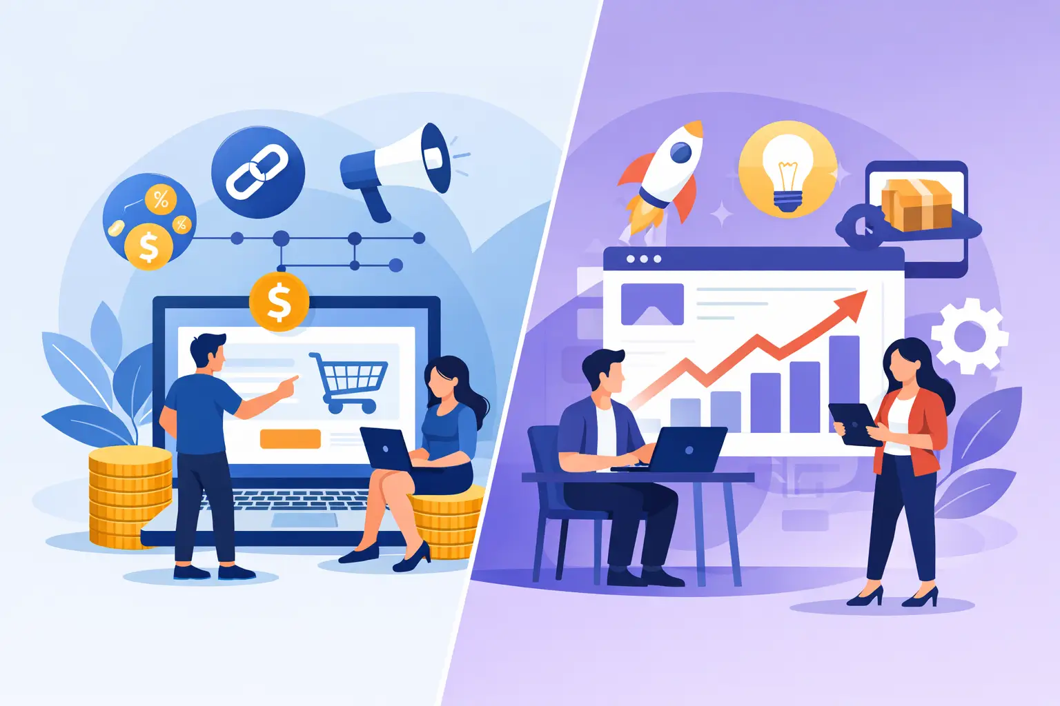 Affiliate Marketing vs Digital Business