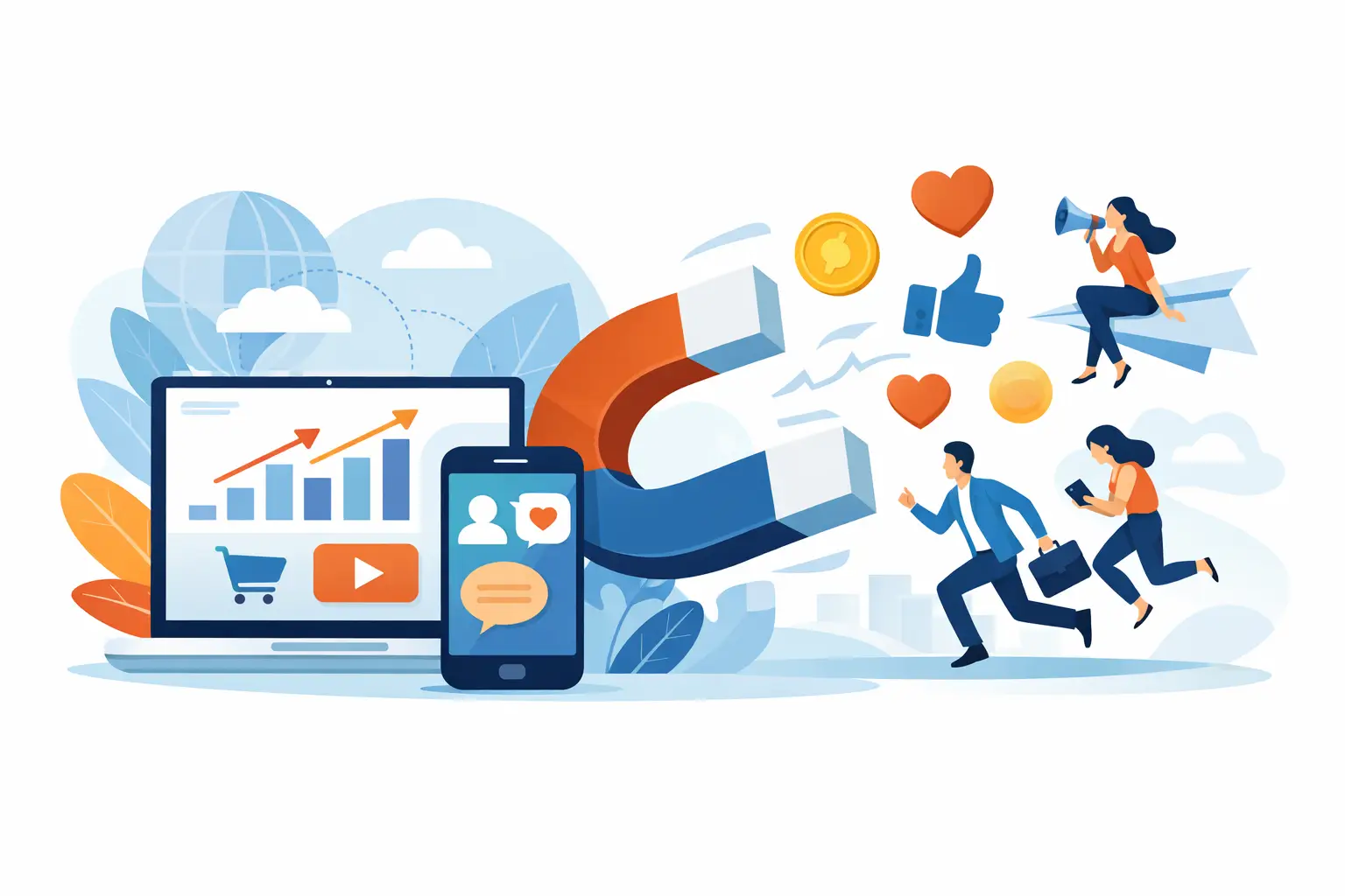Online Digital Business Meets Attraction Marketing