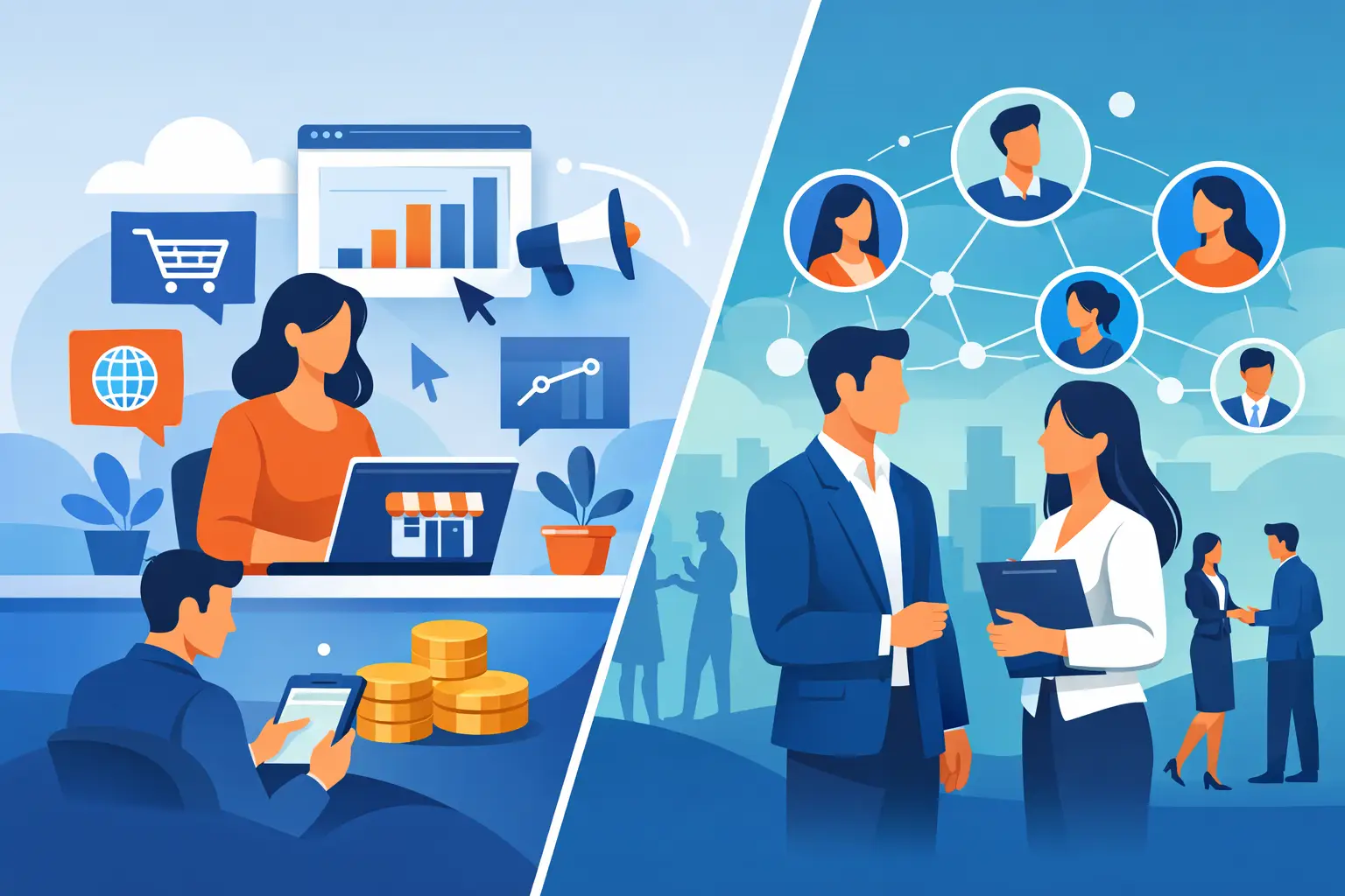 Online Digital Business vs Network Marketing